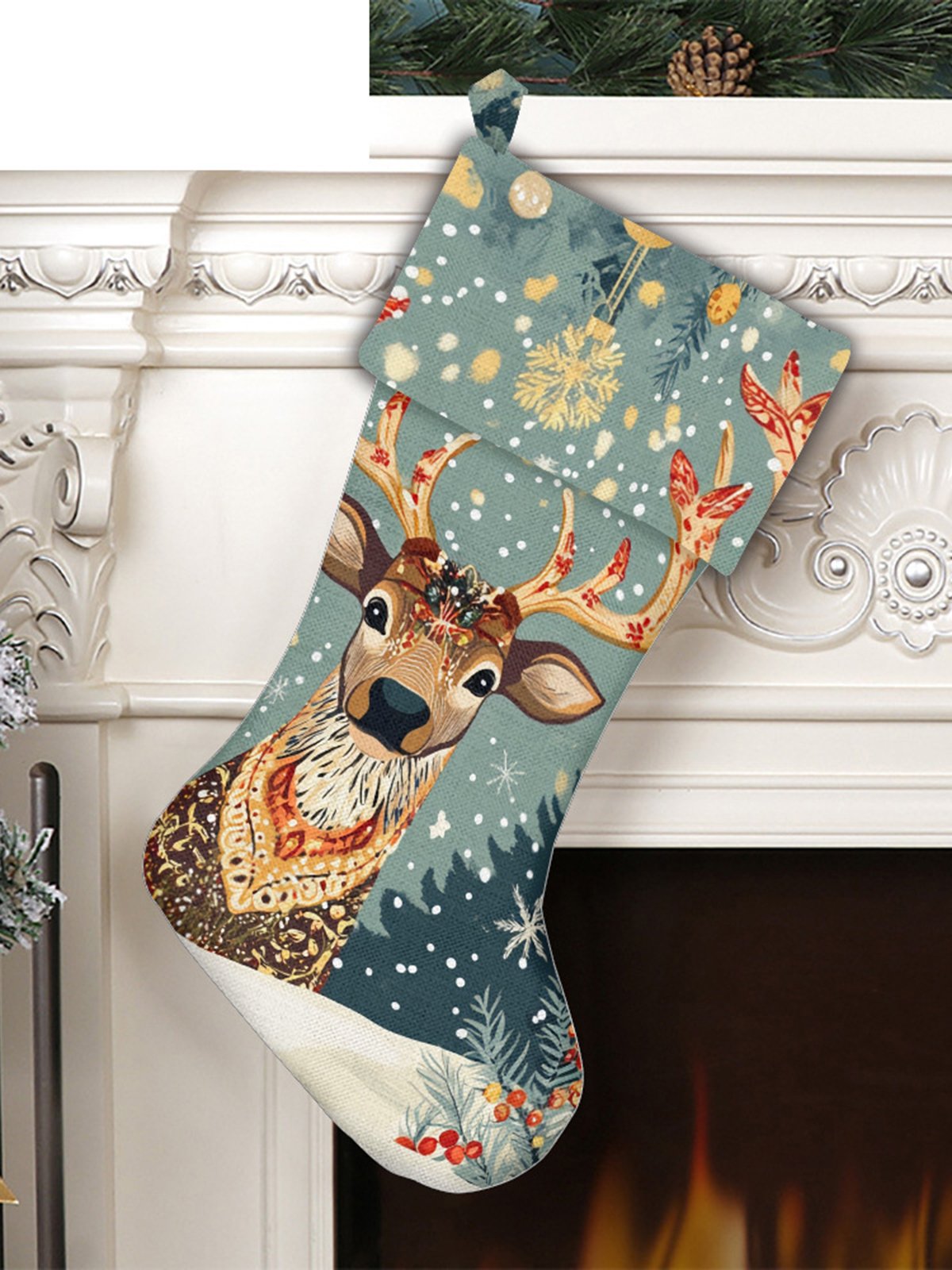 Christmas Print Socks