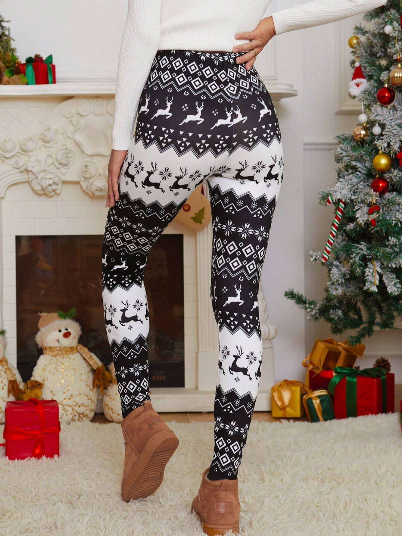 Women's Casual Animal Jersey All Season Long Leggings