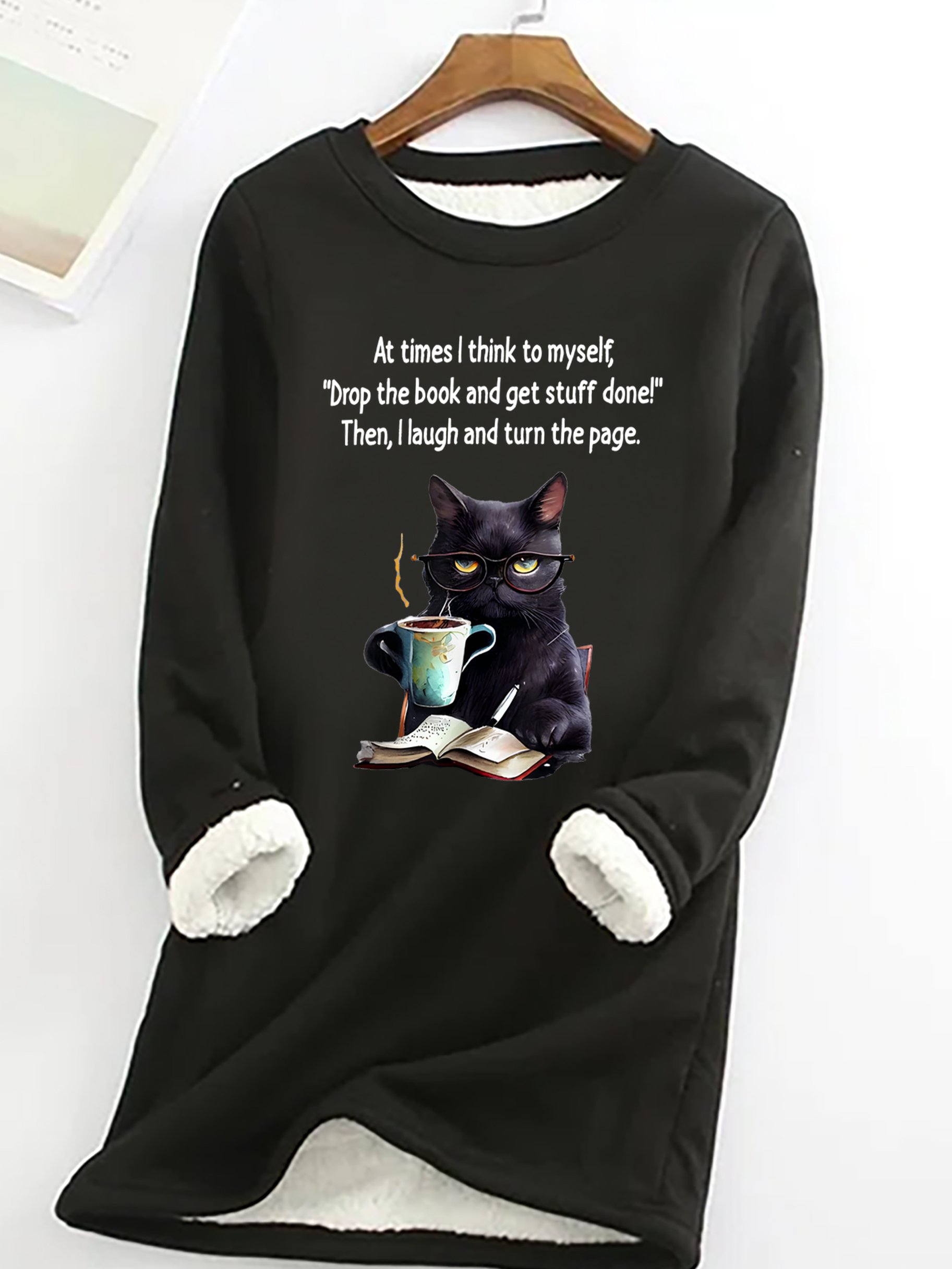 Women's Crew Neck Animal Casual Spring/Fall Long Sleeve Sweatshirt