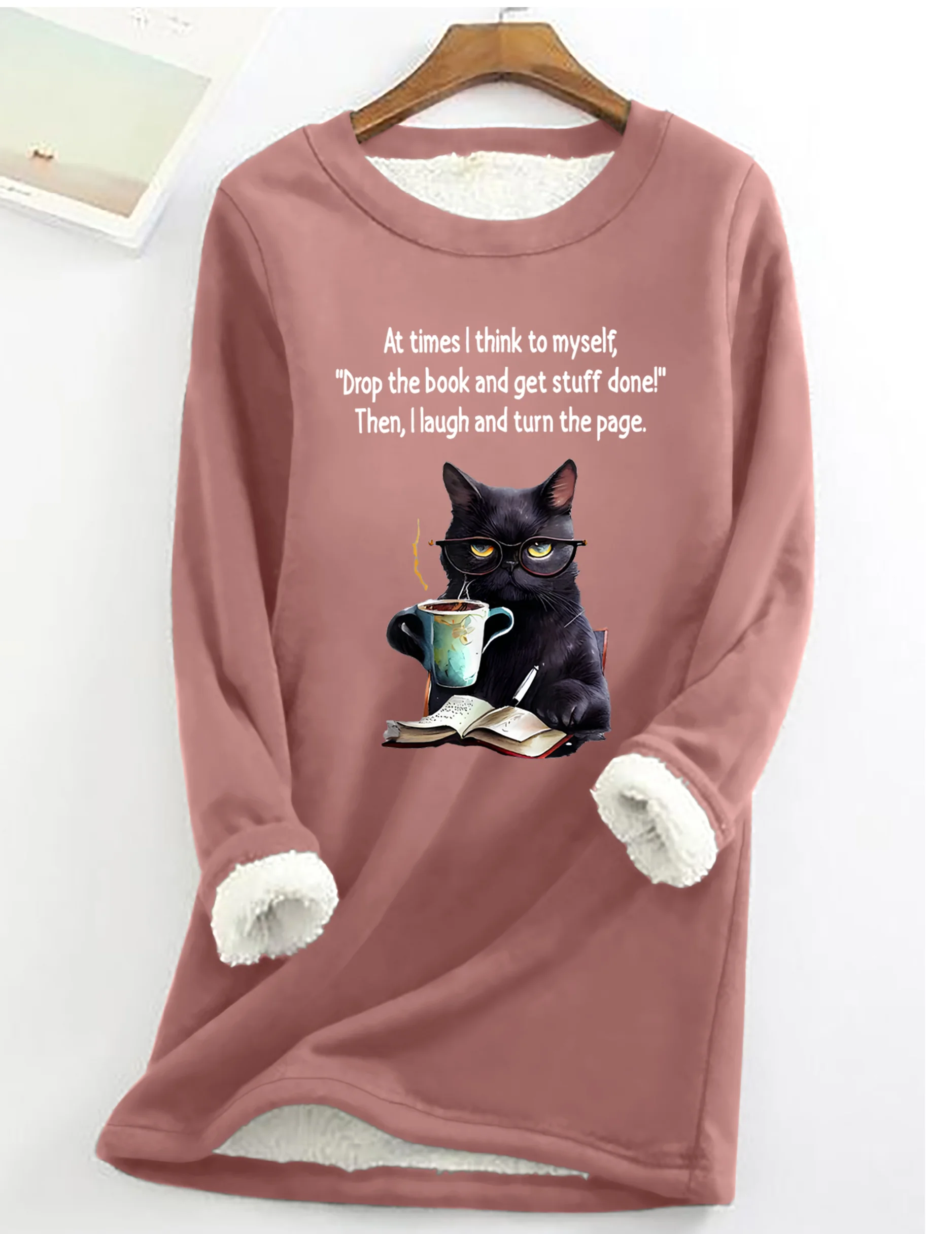 Women's Crew Neck Animal Casual Spring/Fall Long Sleeve Sweatshirt