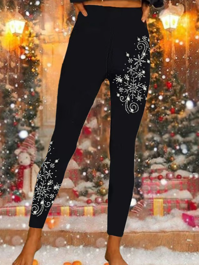 Women's Vintage 3D Printing Jersey All Season Long Leggings