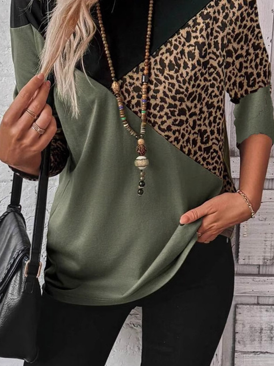 Women's Long Sleeve Tee T-shirt Spring/Fall Color Block Jersey Crew Neck Daily Going Out Casual Top