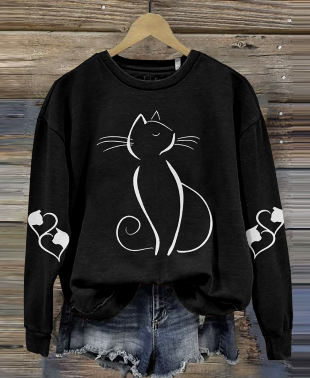 Women's Crew Neck Animal Casual Spring/Fall Long Sleeve Sweatshirt