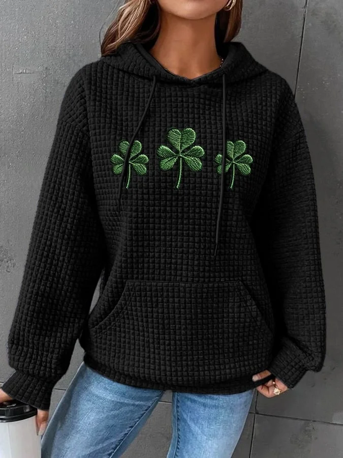 Women's Shamrock Spring/Fall Long Sleeve Casual Daily Hoodie