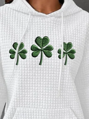 Women's Shamrock Spring/Fall Long Sleeve Casual Daily Hoodie