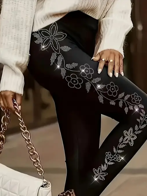 Women's Floral Casual All Season Printing Long Leggings