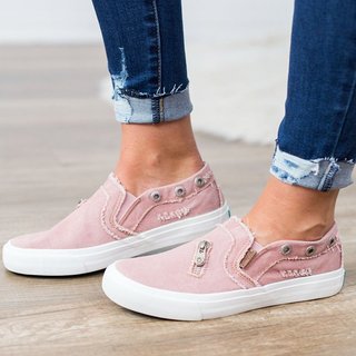 distressed canvas shoes