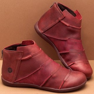 flat heel boots