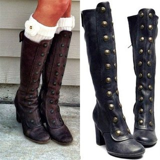 womens black calf boots