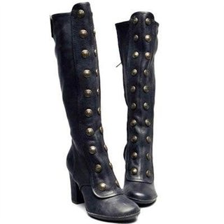 vintage black boots womens