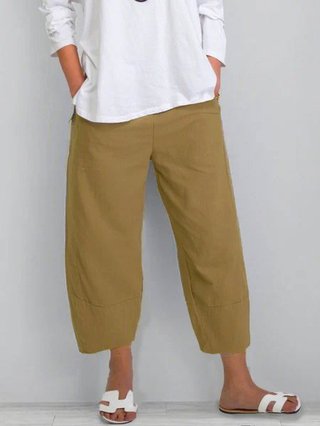 casual cotton pants