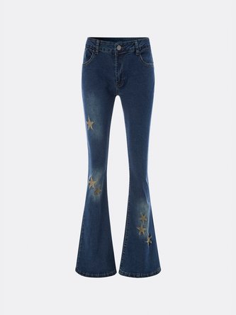 Statement Skinny Geometric Jeans
