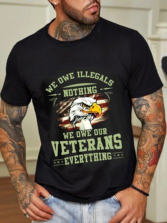 "We Don't Owe Anything To Illegal People" T-shirt