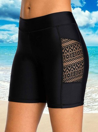 JFN Women's Sexy Lace Swim Shorts Plus Size