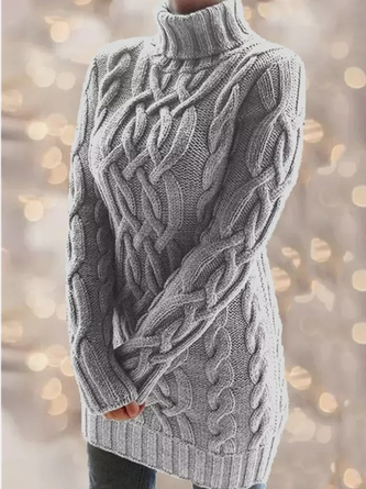 Casual Yarn/Wool Yarn Regular Fit Dress