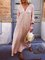 Summer V Neck Women Floral-print Holiday Bohomian Abstract Weaving Dress