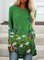 Crew Neck Long Sleeve Casual Tops