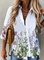 JFN Turn Down Collar Floral Casual Shirt