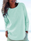 JFN Round Neck Solid Casual Sweatshirt
