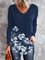 Cotton-Blend Long Sleeve Casual Shirts & Tops