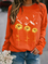 JFN Crew Neck Floral Vacation Sweatshirt