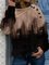 Elegant Loosen Ombre Long Sleeve Tops