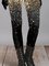 Skinny Ombre Christmas Snowman Pants