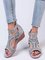 JFN Bohemian Cutout Zip Wedge Sandals