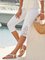 JFN Solid Lace Basic Capris Pants