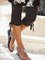 Basic simple high elastic drawcord design Capri plus size