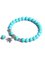 JFN Boho Elephant Turquoise Tassel Bracelet