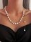 JFN Stylish and Elegant Pearl Fringe Necklace