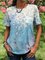 JFN Crew Neck Floral Casual T-Shirt/Tee