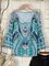 Paisley Shift Long Sleeve Tops