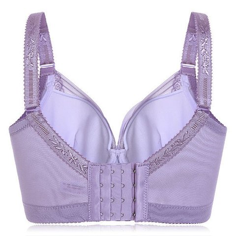 Full Cup Underwire Lace-trim Push Up Bras - JustFashionNow.com