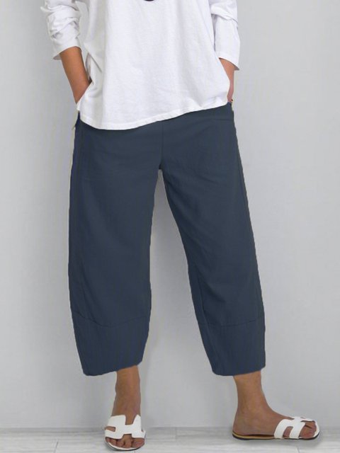 Women Cotton Pants Spring Summer Casual Pants - JustFashionNow.com