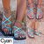 JFN  Plus Size Women Sandals Handmade Beach Flat Sandals