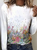 Floral Printed Regular Fit Crew Neck Cotton Blends Casual Vacation Long Sleeve T-shirt