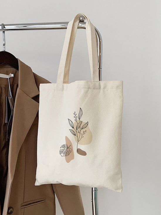 Autumn Plant Graphics Casual Simple Canvas Bag