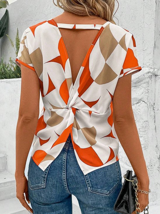 Simple Abstract Graphic Shirt