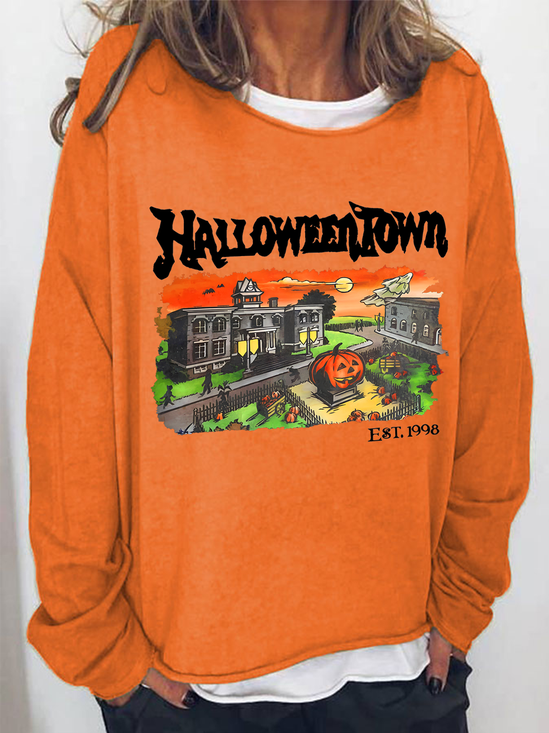 Vintage Halloween Town Est 1998 Casual Sweatshirt
