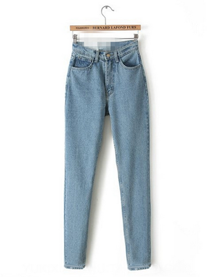 Paneled Solid Cotton Jeans | Women's Clothing | Paneled Solid Cotton ...