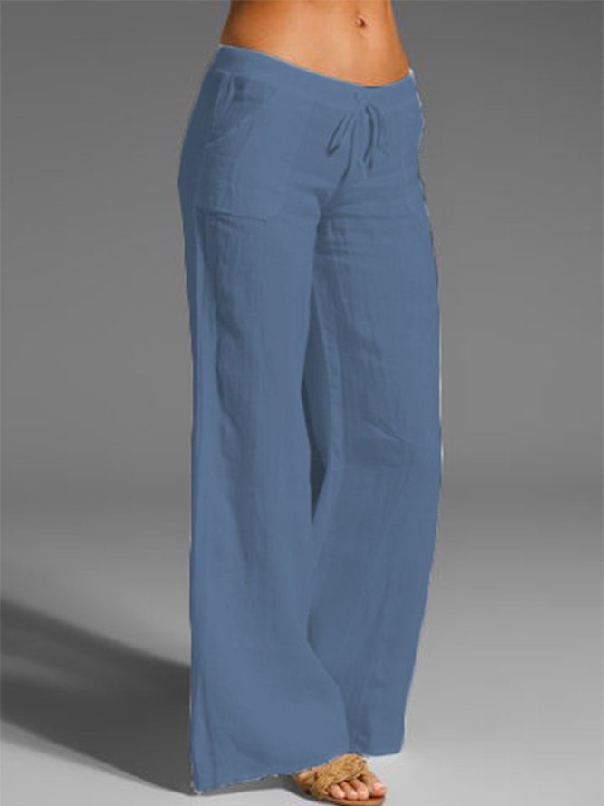 JFN Pocketed Solid Basic Pants