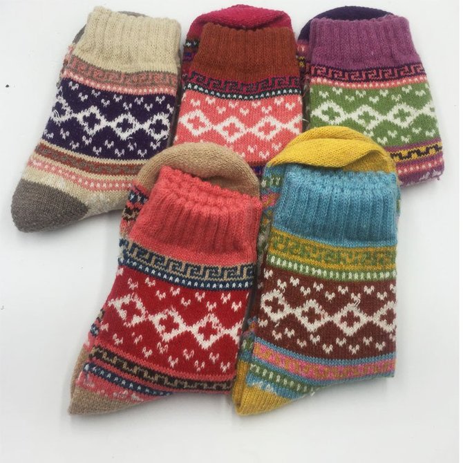 Multicolor Cotton Socks