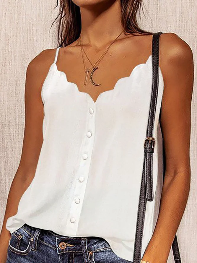 v neck spaghetti