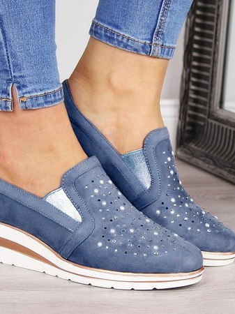 JFN Women Comfortable Slip-on Sneaker Shoes
