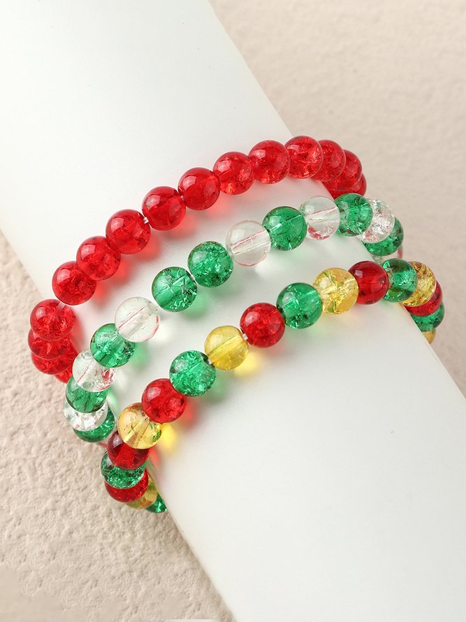 Glass Beads Tower Bracelet