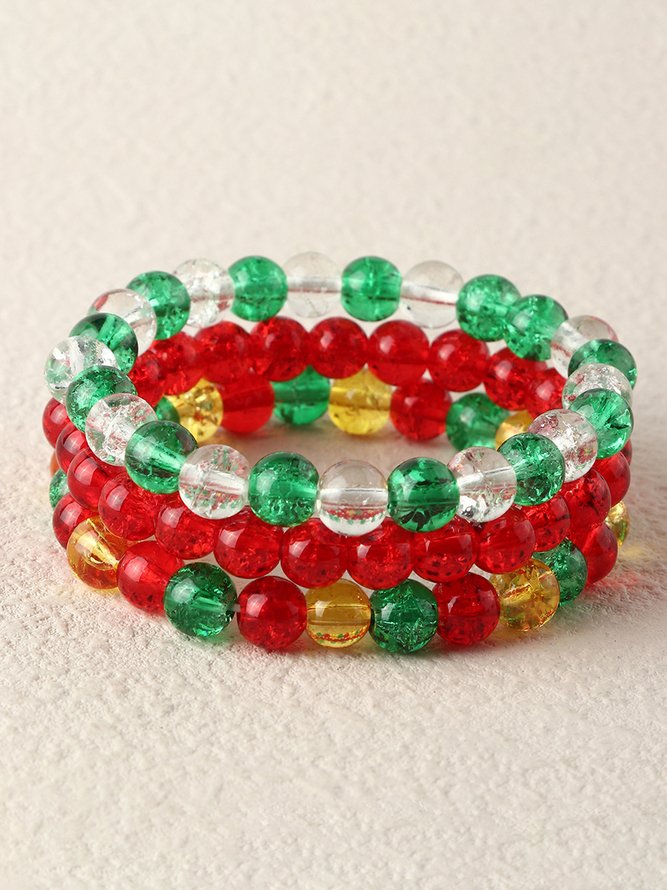 Glass Beads Tower Bracelet