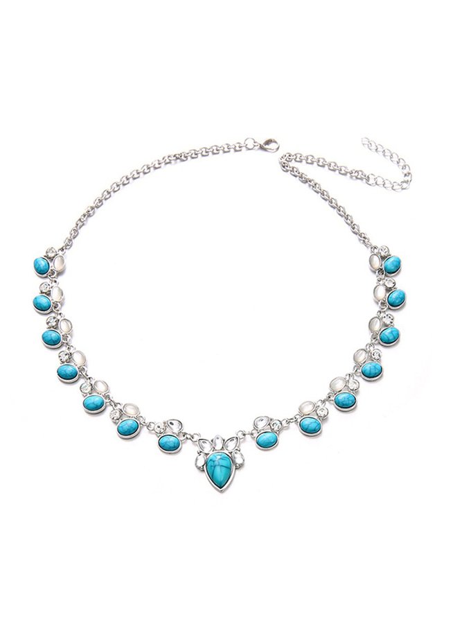 JFN  Boho Turquoise Necklace