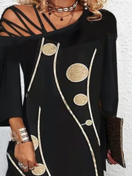 Casual Loose Asymmetrical Dress